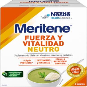 Meritene Fuerza Y Vitalidad Neutro Al Plato 7x50gr