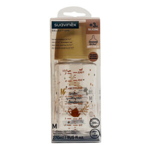 Suavinex Biberon Silicona Fisiologica 270ml Prints