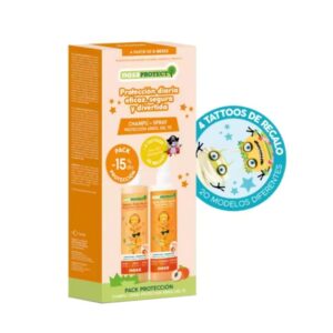 Nosa Protect Champú + Spray Triple Acción Melocotón Pack - Imagen 1