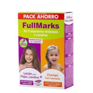 FULLMARKS ANTIPIOJOS Y LIENDRES CHAMPU + LOCION KIT 100+150 ML - Imagen 1