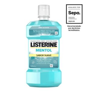 LISTERINE Mentol Suave Enjuague Bucal Sin Alcohol